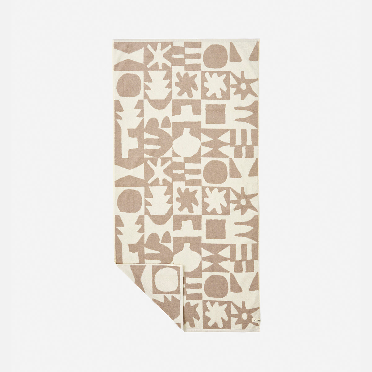 Upton Bath Towel - Cement | Upton x Slowtide