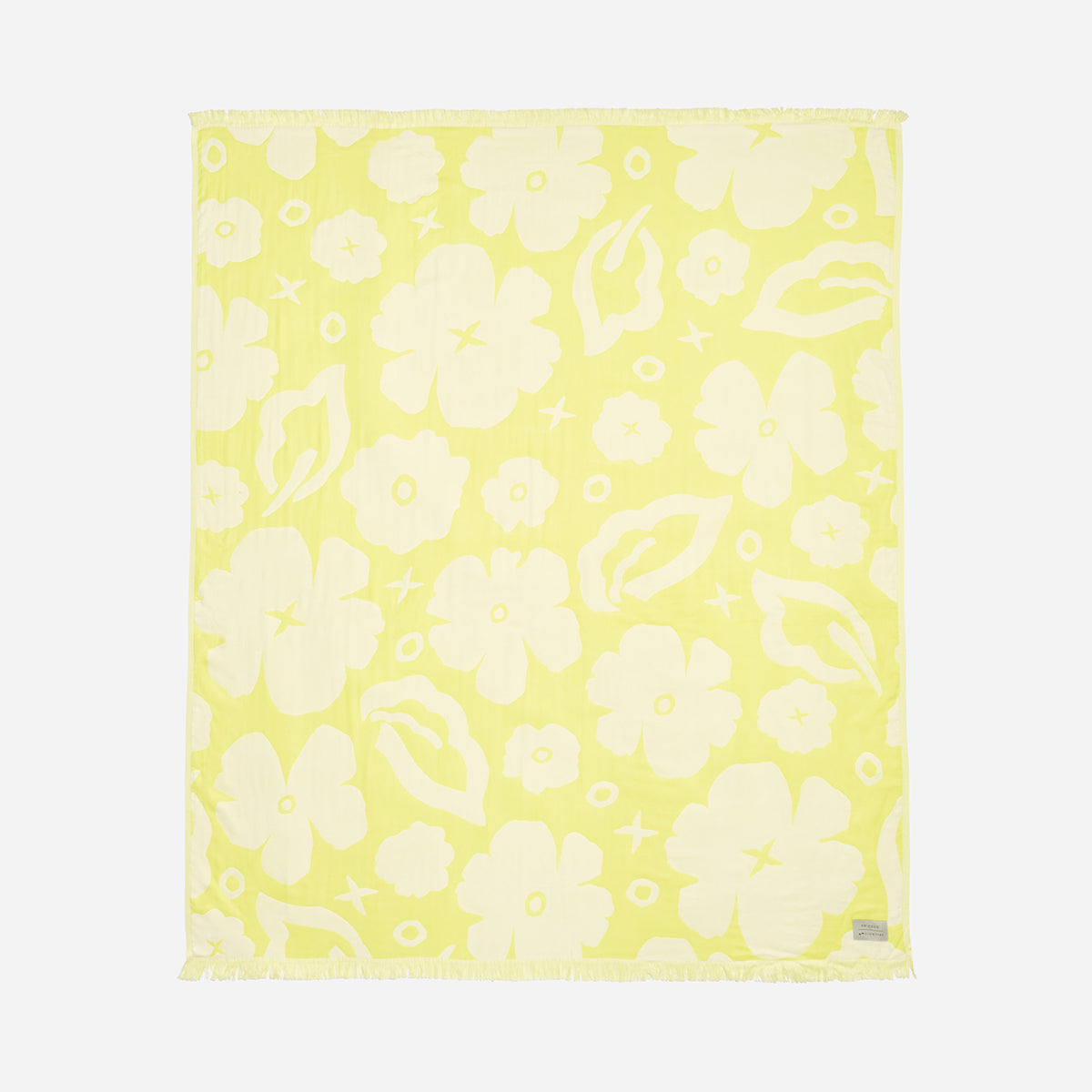 XOXO Driftweave Beach Blanket - Citron | Coco Ho x Slowtide