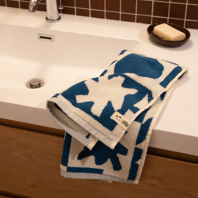 Upton Bath Towel Bundle (4+4) - Blue | Upton x Slowtide