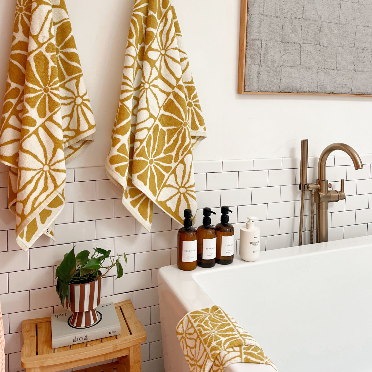 Ciao Zen Bath Towel Bundle (2+2) - Mustard