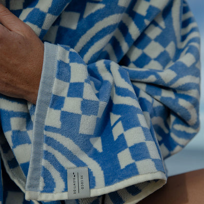 Coco Rainbow Woven Towel - Periwinkle | Coco Ho x Slowtide