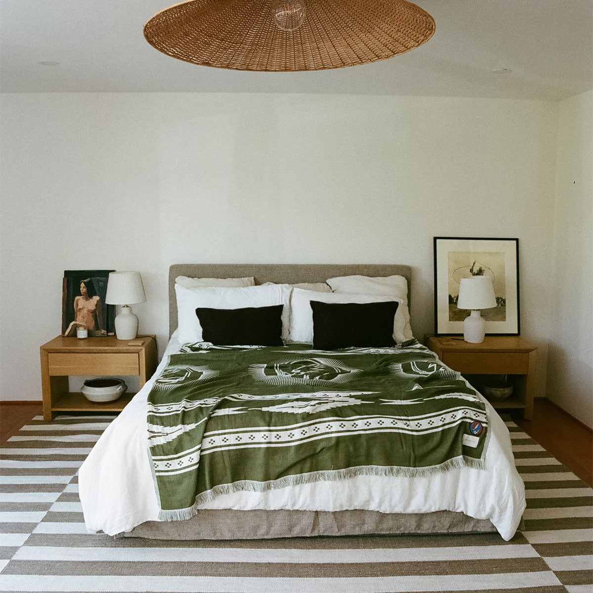 Fillmore Driftweave Beach Blanket - Avocado | Grateful Dead x Slowtide