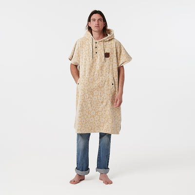 Ginny Extra-Warm Poncho - Sandstone
