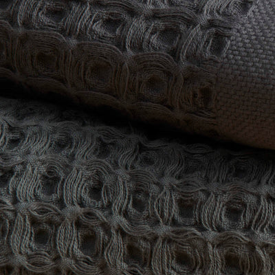 Guild Waffle Bath Towel Bundle (4+4) - Charcoal