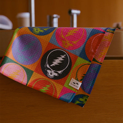 Steal Your Face Quick-Dry Kitchen Towel | Grateful Dead x Slowtide
