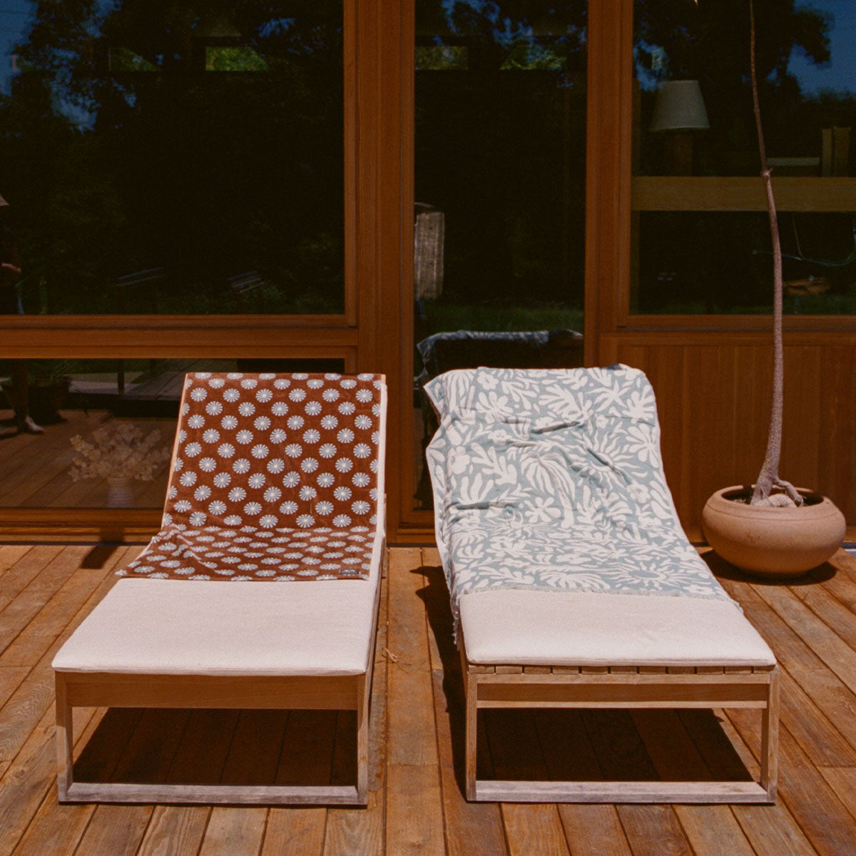 Sun Dazed Beach Towel - Toast