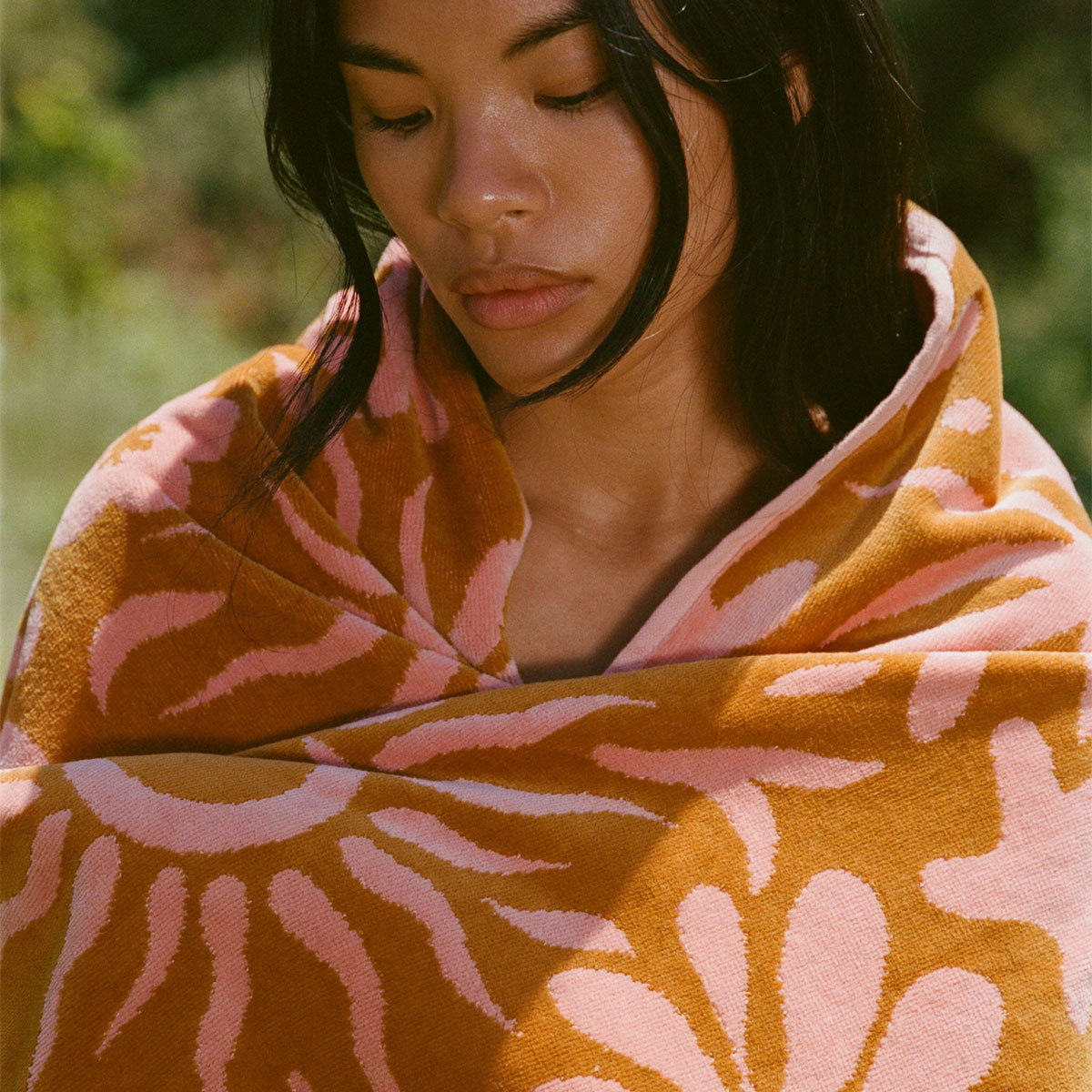 Sunny Woven Towel - Retro