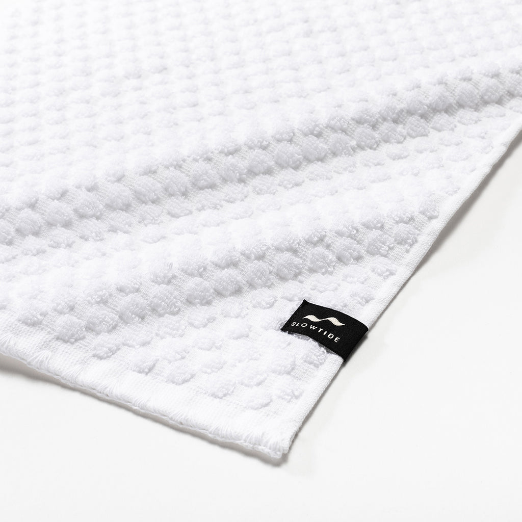 Clive Hand Towel - White - Slowtide