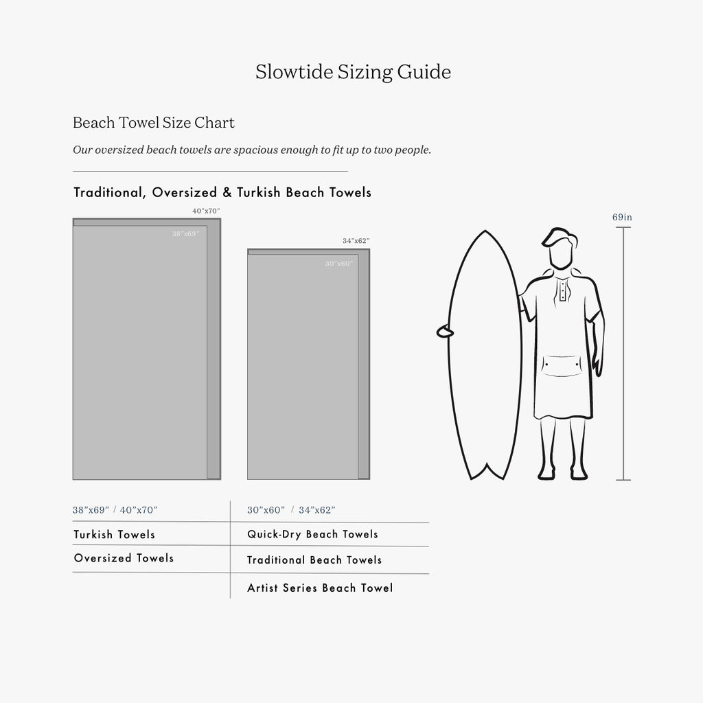 Golden Beach Towel - Slowtide