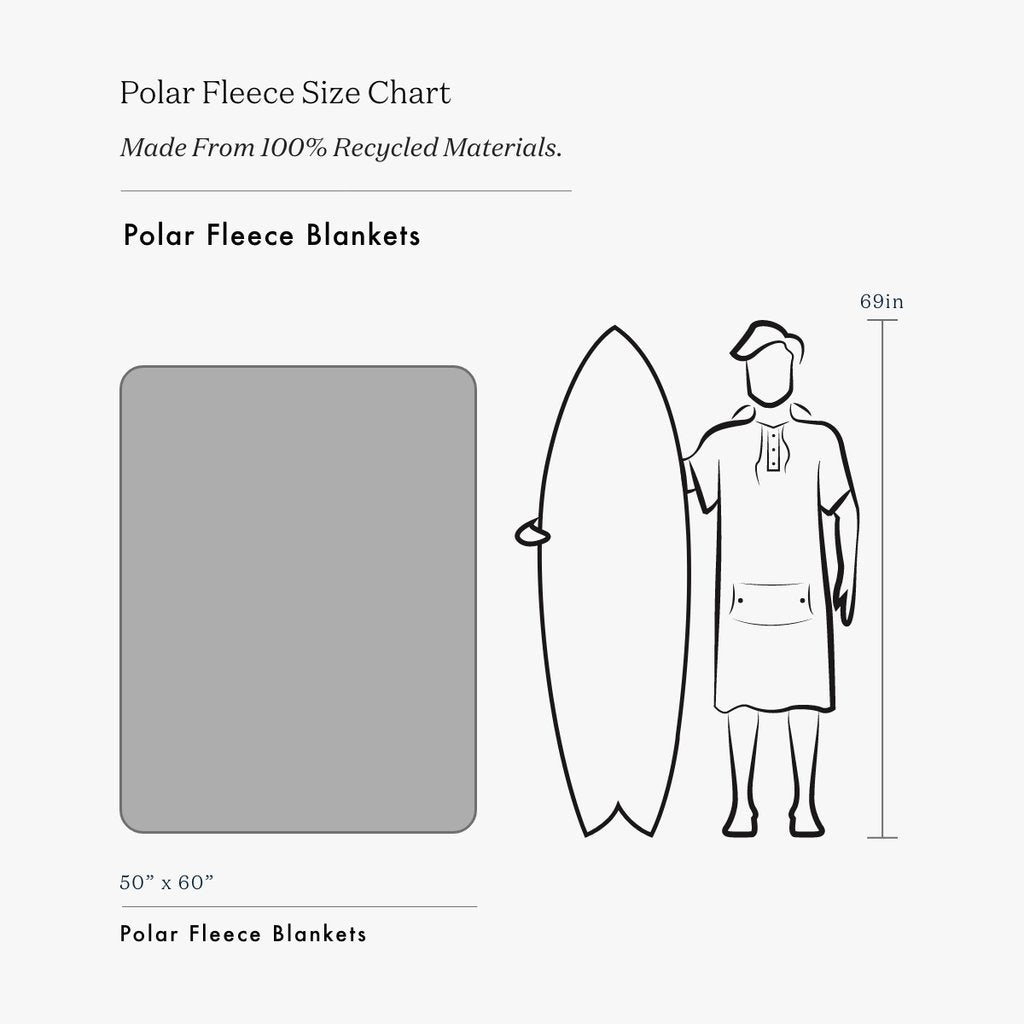 Burrows Fleece Blanket - Slowtide