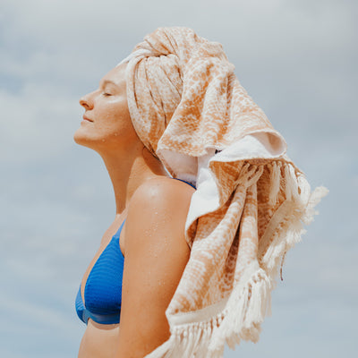 Diamond Back Beach Towel - Slowtide