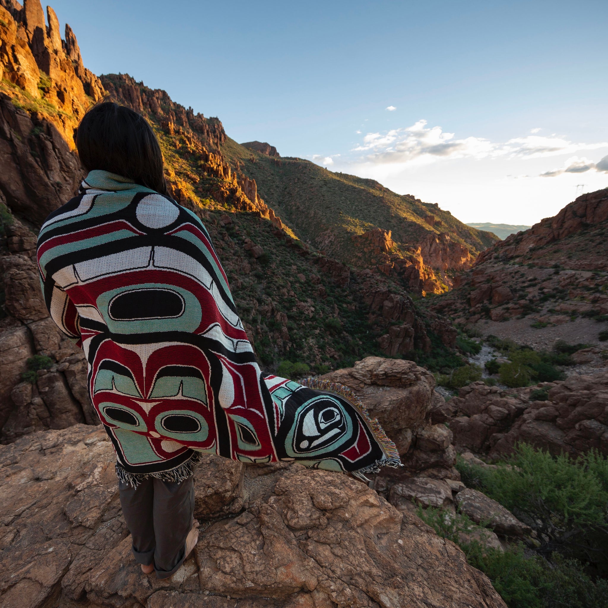 James Johnson Box Rendition Tapestry Throw Blanket – Slowtide